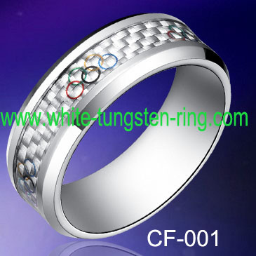 2012 Olympic Tungsten Ring CF-001