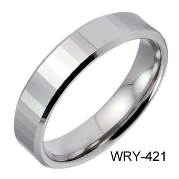 New fashion White Tungste Wedding Ring WRY-421