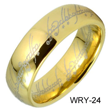 Gold Plated Tungsten  Ring WRY-24