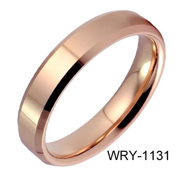 Rose  Gold Plated Tungsten Wedding Ring WRY-1131