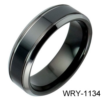 New fashion black Tungsten Ring WRY-394