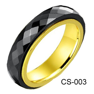 Ceramic and  Steel Combination Rings CS-003