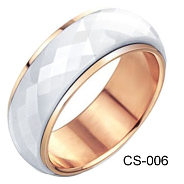 Ceramic and Steel Combintion Rings CS-006