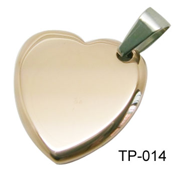 Fashion Heart-shaped Tungsten Pendant TP-014