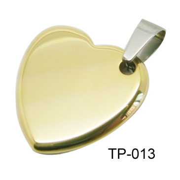 Fashion Heart-shaped Tungsten Pendant TP-013