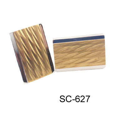 2012 New Fashion  Plated Gold Cuff-links SC-627