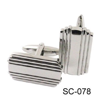 2012 New Fashion  Cuff-links with Grooves SC-078