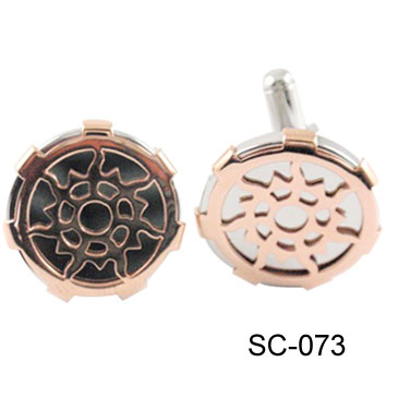 2012 New Fashion Rose Gold Plated Cuff-links SC-07