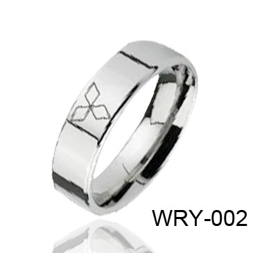 Flat and Laser Tungsten Ring WRY-002