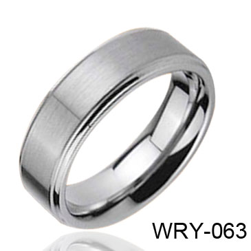 Edges and Brus Tungsten Ring WRY-063