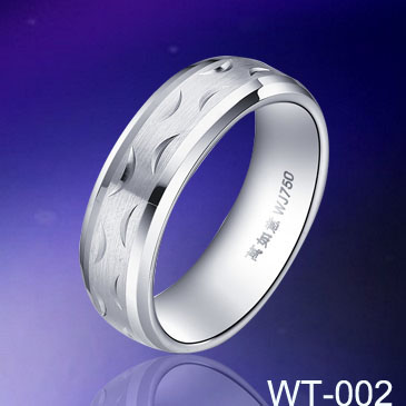 Special Carving Tungsten Ring WT-002