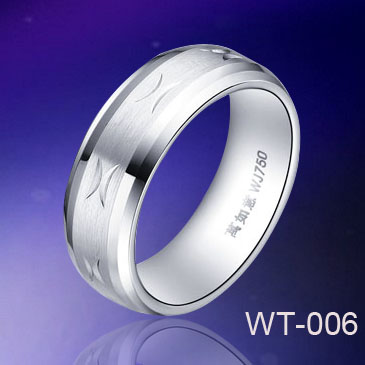 New Arrival Whit Tungsten Ring WT-006