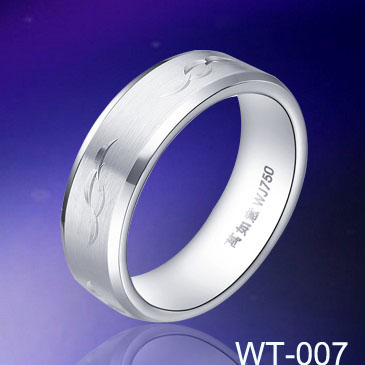 Different White Tungsten Ring