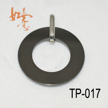 Black Blank Tungsten Pendant TP-017
