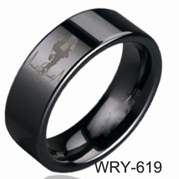 Laser Black Ceramic Ring WRY-619