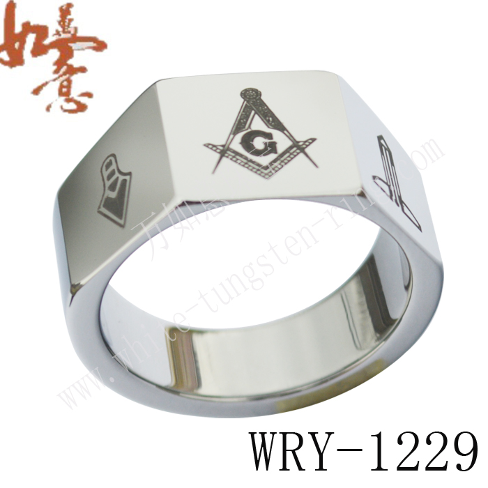 Masonic  Tungsten Carbide Band WRY-1229