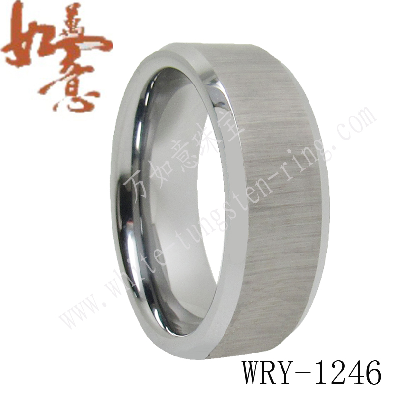 Special Satin Tungsten Carbide Ring WRY-1246