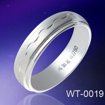 6mm Carved Unique Tungsten Ring WT-0019