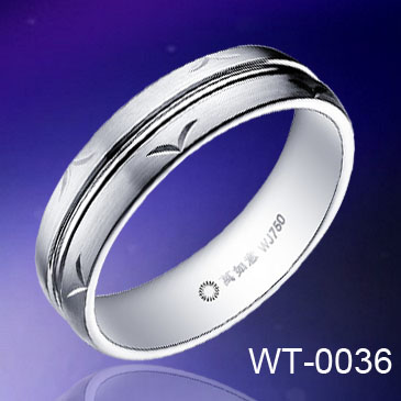 7mm Unique Carved Tungsten Ring WT-0036