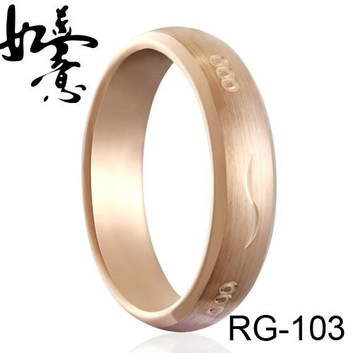 5mm Unique Carved Tungsen Ring RG-103