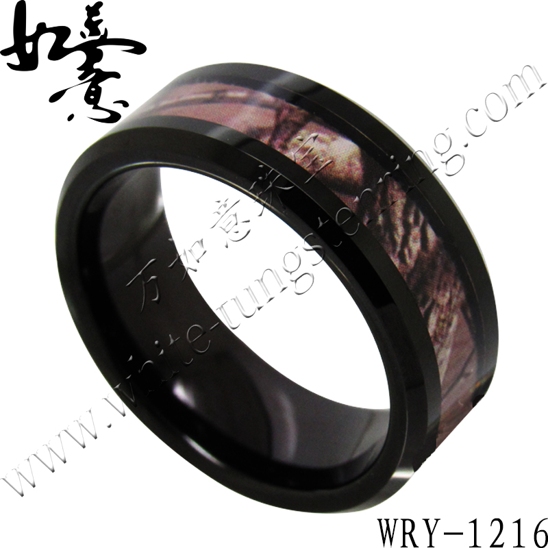 Tree inlay Tungsten Ring WRY-1216