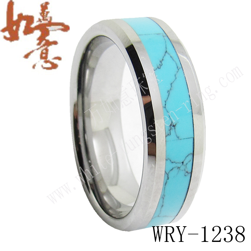 Special Inlay Tungsten Carbide Ring WRY-1175
