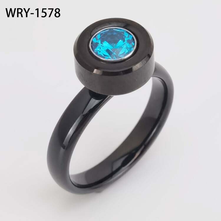 Black Spin Tungsten Ring